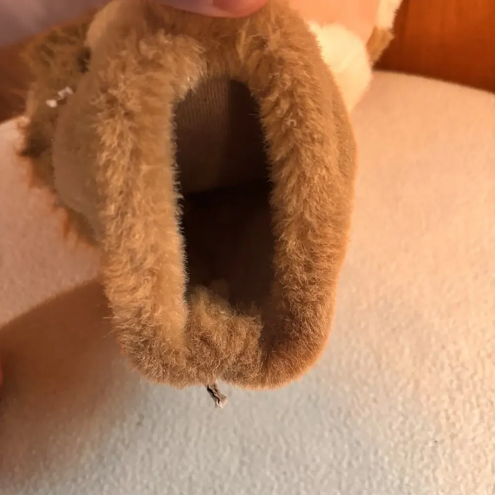 Russ Lion Hand Puppet Plush Brown Mane Soft Stuffed Animal Toy Vintage